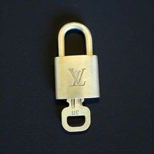 Louis Vuitton Brass Lock & Key #311